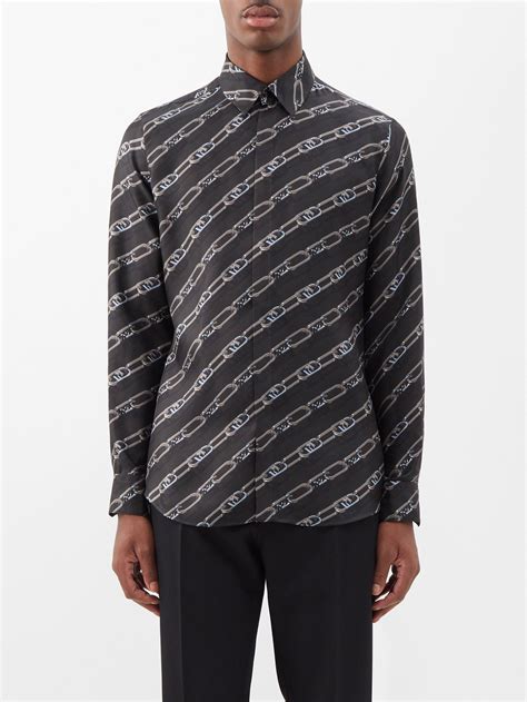 fendi silk shirt